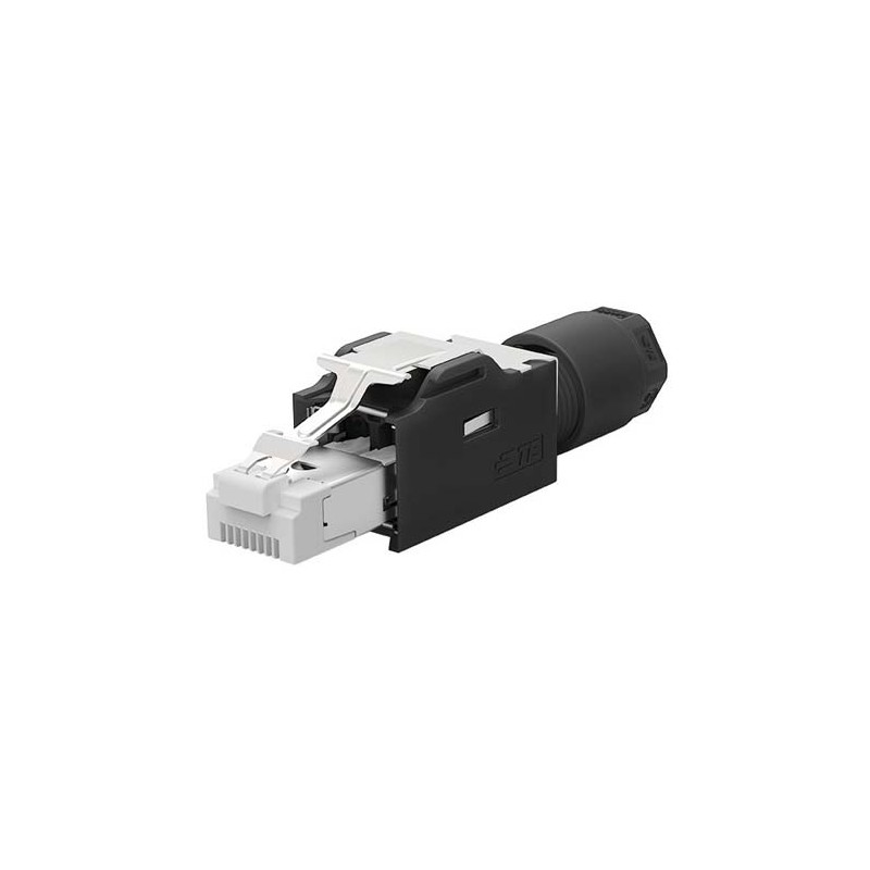 50 pcs - TE Connectivity 2120892 Series Male RJ45 Connector, Cable Mount, Cat6a