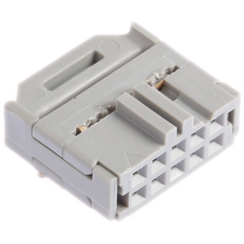 1 pcs - 3M 10-Way IDC Connector Socket for Cable Mount, 2-Row