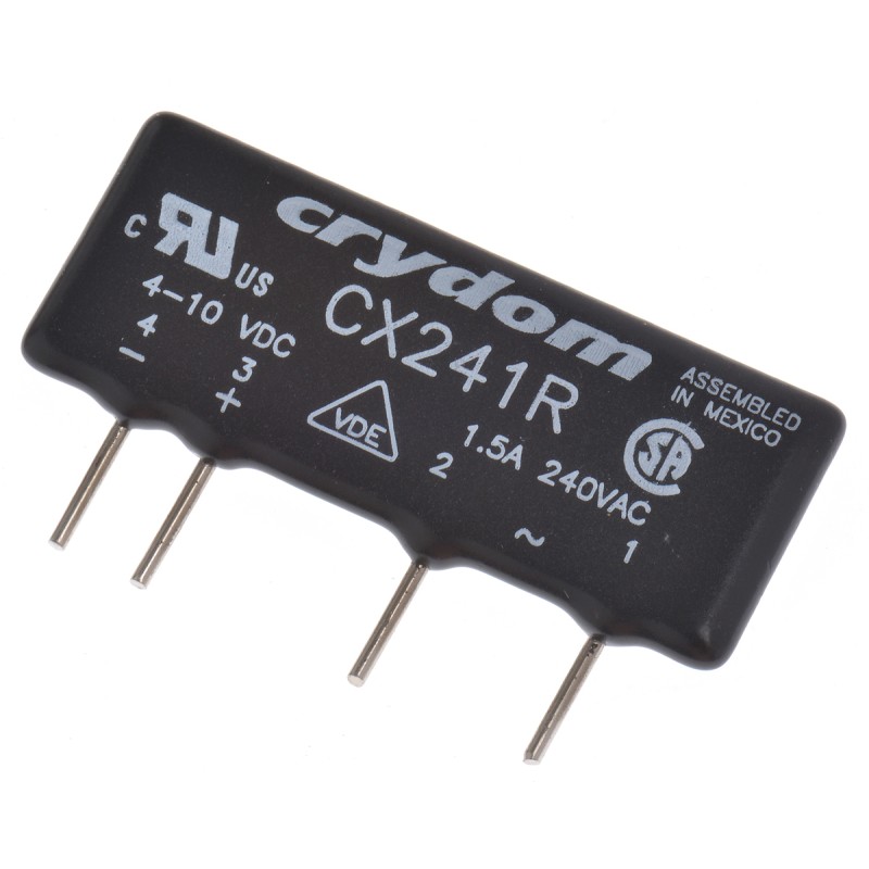 1 pcs - Sensata / Crydom Solid State Relay, 1.5 A Load, PCB Mount, 280 V rms Load, 10 V dc Control