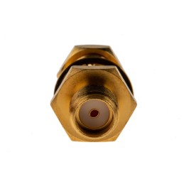 1 pcs - Amphenol RF, jack Panel Mount SMA Connector, 50Ω, Solder Termination, Straight Body