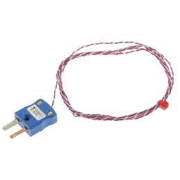 1 pcs - RS PRO Type T Thermocouple 1m Length, 1/0.3mm Diameter - +250°C