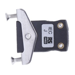 1 pcs - RS PRO Panel Mount Thermocouple Connector for Use with Type J Thermocouple, Miniature Size, IEC Standard
