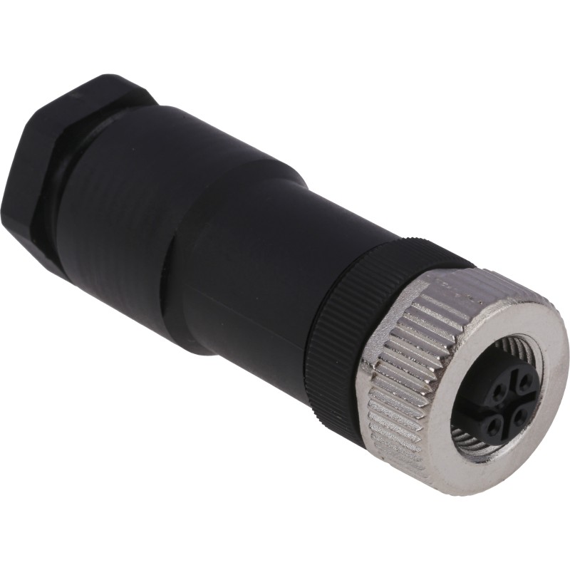 1 pcs - binder Circular Connector, 4 Contacts, Cable Mount, M12 Connector, Socket, Female, IP67, 713 Series