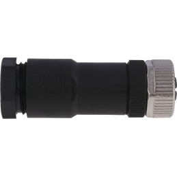 1 pcs - binder Circular Connector, 4 Contacts, Cable Mount, M12 Connector, Socket, Female, IP67, 713 Series