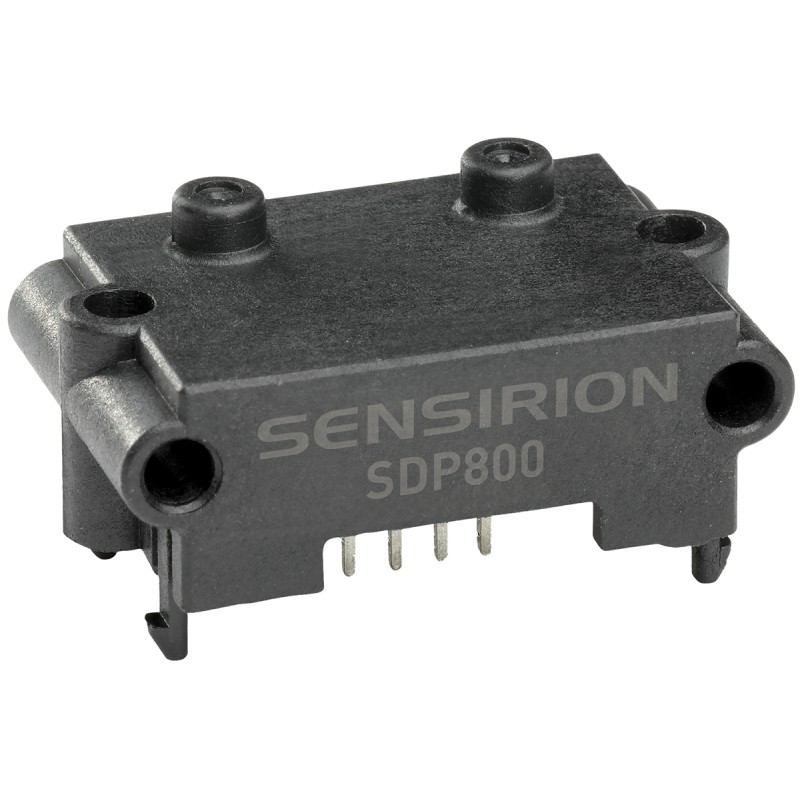 1 pcs - Sensirion Differential Pressure Sensor, +500Pa Operating Max, Manifold Mount, PCB Mount, 4-Pin, 1bar Overload Max