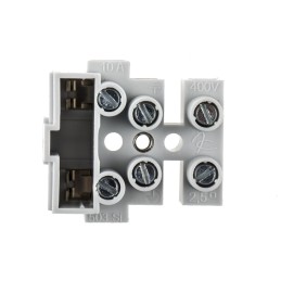 10 pcs - RS PRO Fuse Terminal Block, 3-Way, 10A, Screw Down Termination