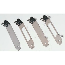 1 pcs - 427-59696, D-sub, 37 Pin PCB Card Bracket Without Fixing Ears, Component Side