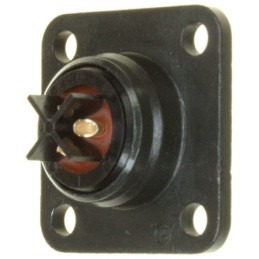 1 pcs - JAE Circular Connector, 4 Contacts, Panel Mount, Socket, Male, IP67, JN2 Series