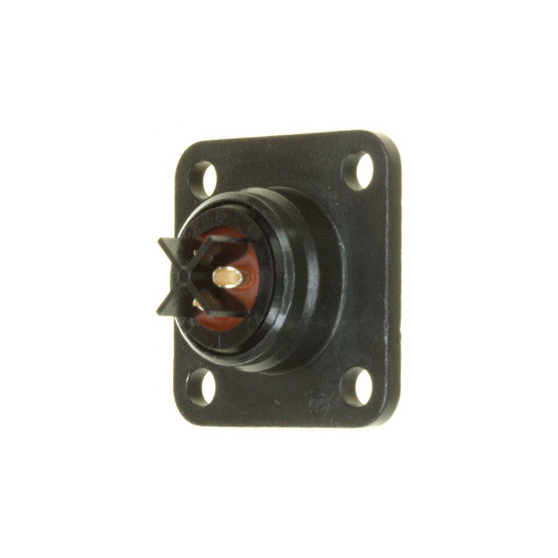 1 pcs - JAE Circular Connector, 4 Contacts, Panel Mount, Socket, Male, IP67, JN2 Series