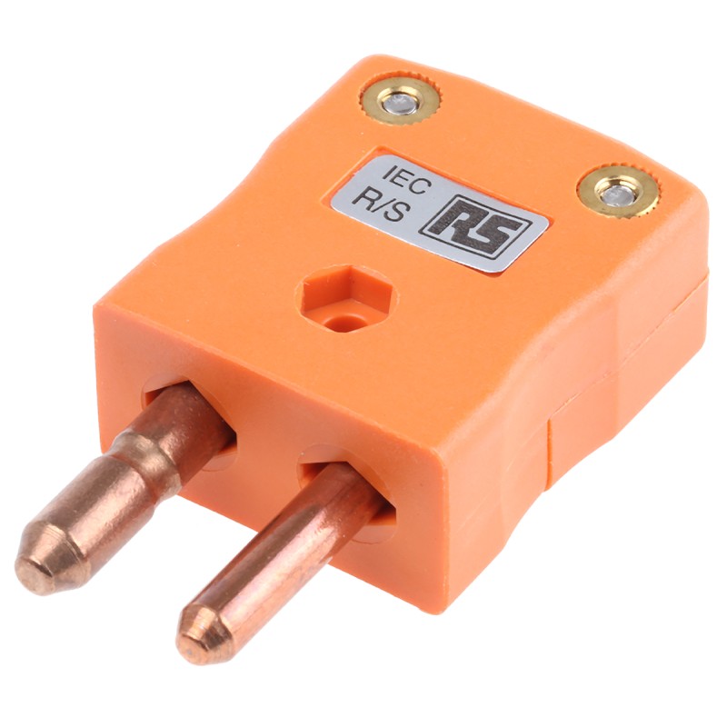 1 pcs - RS PRO Quickwire Thermocouple Connector for Use with Type R/S Thermocouple, Standard Size, IEC Standard