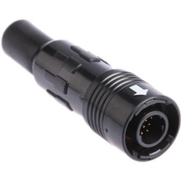 1 pcs - Hirose Circular Connector, 12 Contacts, Cable Mount, Miniature Connector, Plug, Male, IP67, IP68, HR30 Series