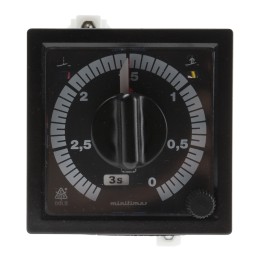 1 pcs - Dold EF7616 Series Panel Mount Timer Relay, 230V ac, 2-Contact, 0.15 s - 30h, 1-Function, SPDT