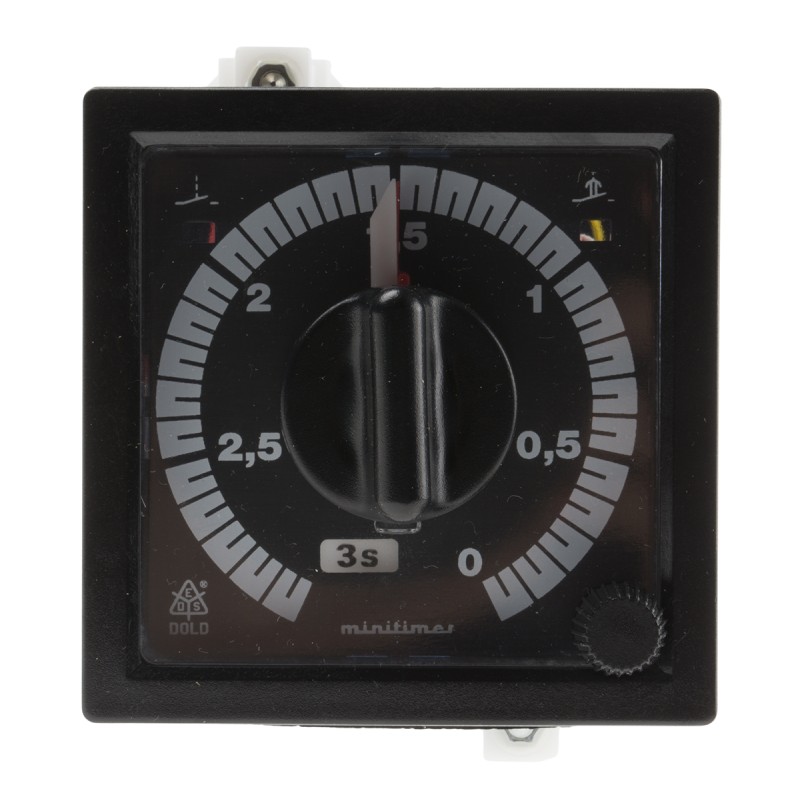 1 pcs - Dold EF7616 Series Panel Mount Timer Relay, 230V ac, 2-Contact, 0.15 s - 30h, 1-Function, SPDT