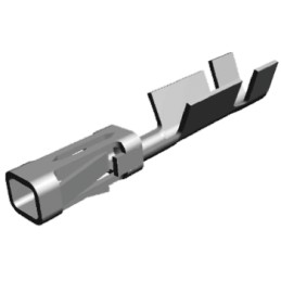 10 pcs - TE Connectivity AMPMODU MOD IV Series Female Crimp Terminal, 24AWG Min, 20AWG Max