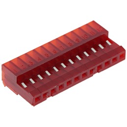 10 pcs - TE Connectivity 12-Way IDC Connector Socket for Cable Mount, 1-Row