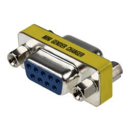 1 pcs - RS PRO D Sub Adapter Female 9 Way D-Sub to Female 9 Way D-Sub