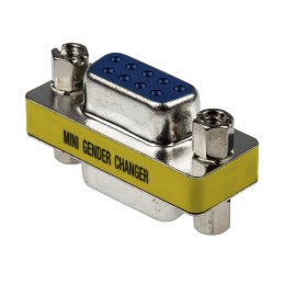 1 pcs - RS PRO D Sub Adapter Female 9 Way D-Sub to Female 9 Way D-Sub