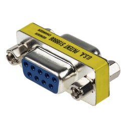 1 pcs - RS PRO D Sub Adapter Female 9 Way D-Sub to Female 9 Way D-Sub