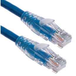 1 pcs - RS PRO Cat6 Male RJ45 to Male RJ45 Ethernet Cable, U/UTP, Blue PVC Sheath, 3m