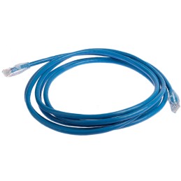 1 pcs - RS PRO Cat6 Male RJ45 to Male RJ45 Ethernet Cable, U/UTP, Blue PVC Sheath, 3m