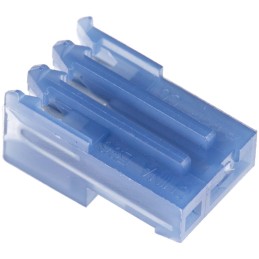 10 pcs - TE Connectivity 3-Way IDC Connector Socket for Cable Mount, 1-Row