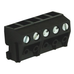 10 pcs - RS PRO PCB Terminal Block, 5-Contact, 5mm Pitch, Through Hole Mount, 1-Row, Screw Termination