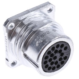 1 pcs - Amphenol Circular Connector, 22 Contacts, Panel Mount, Socket, Female, SL61 Series