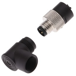 1 pcs - binder Circular Connector, 3 Contacts, Cable Mount, M8 Connector, Plug, Male, IP67, 768 Series