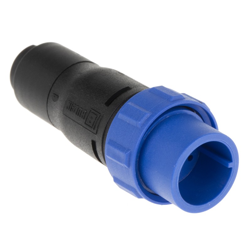 1 pcs - Bulgin Circular Connector, 8 Contacts, Cable Mount, Miniature Connector, Plug, Male, IP68, Buccaneer 400 Series