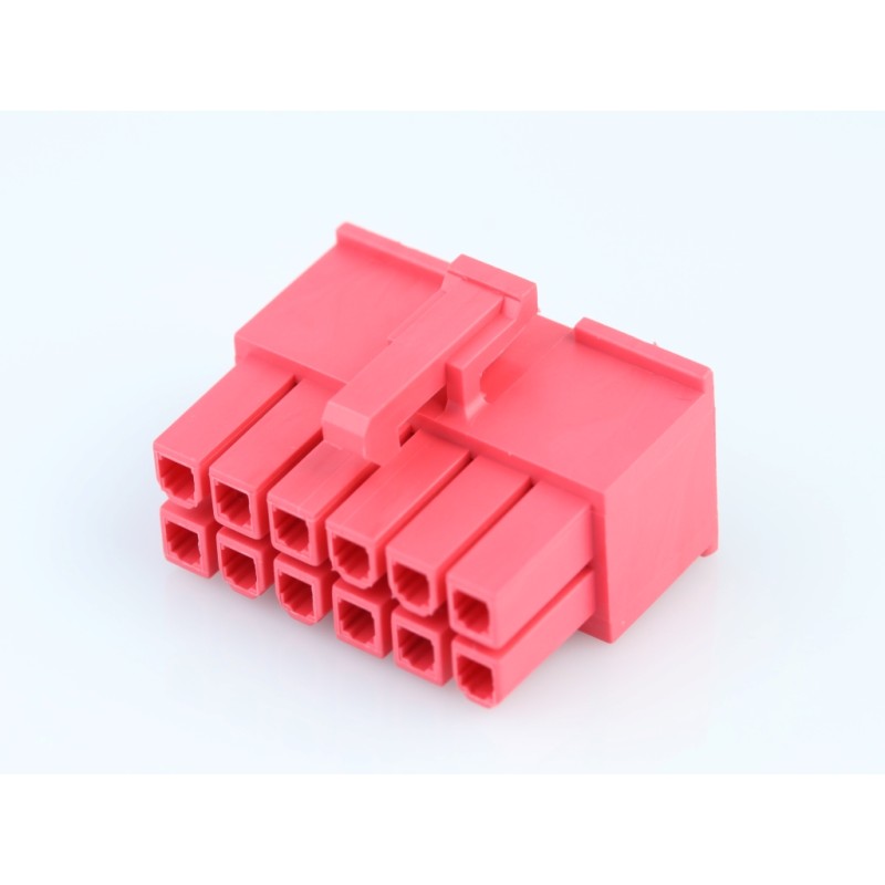 10 pcs - Molex, 46992 Receptacle Connector Housing, 4.2mm Pitch, 6 Way, 2 Row