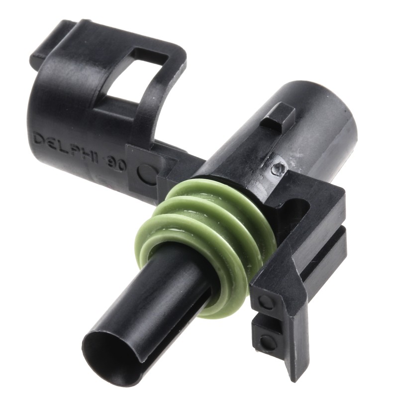 1 pcs - Delphi, Weather-Pack Automotive Connector Socket 1 Way, Crimp Termination