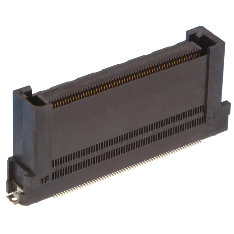 1 pcs - Hirose FunctionMAX FX20 Series Straight Surface Mount PCB Socket, 100-Contact, 2-Row, 0.5mm Pitch, Solder Termination