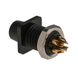 1 pcs - binder Circular Connector, 4 Contacts, Panel Mount, Subminiature Connector, Socket, Female, IP40, 719 Series