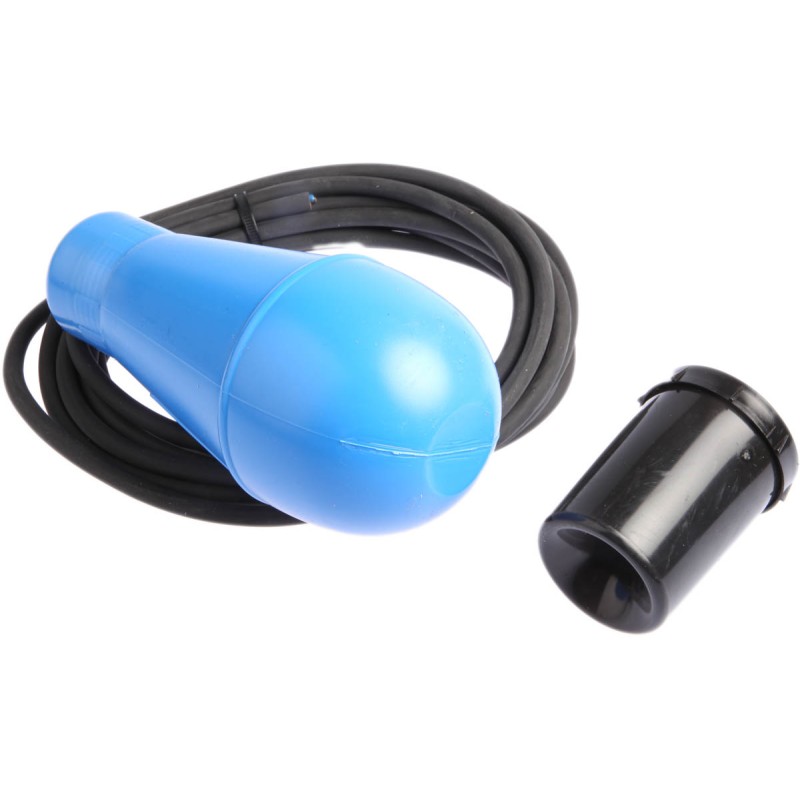 1 pcs - Sensata/Cynergy 3 FFSMC Series Cable Mount PE Float Switch, Float, 5m Cable, Direct Load, 250V ac Max, 110V dc Max