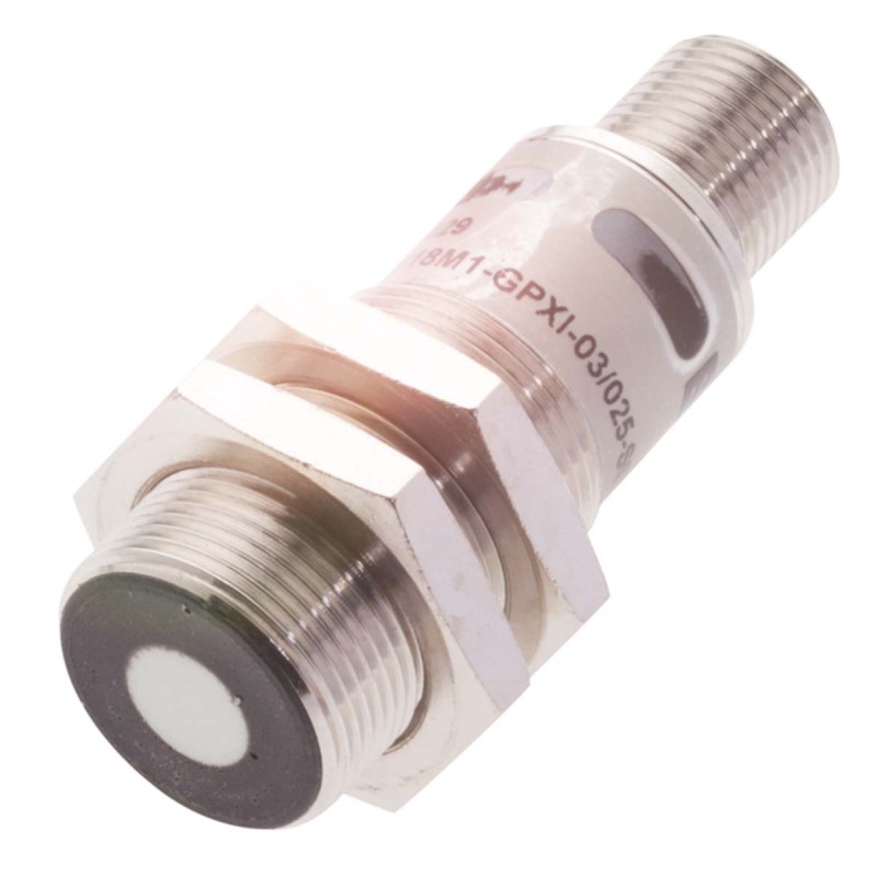 1 pcs - BALLUFF Ultrasonic Barrel-Style Proximity Sensor, M18 x 1, 120 - 1300 mm Detection, PNP & NPN Output, 10