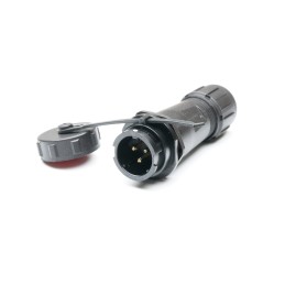 1 pcs - RS PRO Circular Connector, 3 Contacts, Cable Mount, Plug, Male, IP67