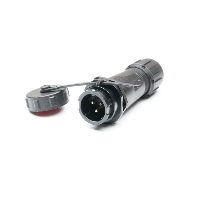 1 pcs - RS PRO Circular Connector, 3 Contacts, Cable Mount, Plug, Male, IP67