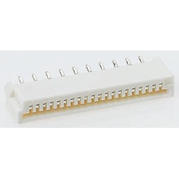 10 pcs - TE Connectivity, FFC 1.25mm Pitch 4 Way Straight Female FPC Connector, Vertical Contact