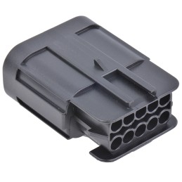 10 pcs - Delphi, GT 150 Automotive Connector Plug 10 Way, Crimp Termination