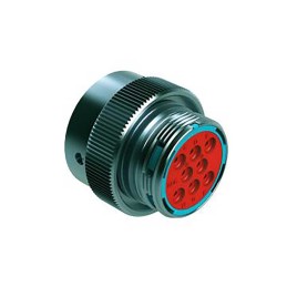 1 pcs - Amphenol Industrial Circular Connector, 8 Contacts, Cable Mount, Socket, Female, IP67, IP69K, Duramate AHDM Series