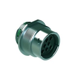 1 pcs - Amphenol Industrial Circular Connector, 8 Contacts, Cable Mount, Socket, Female, IP67, IP69K, Duramate AHDM Series