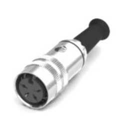 1 pcs - RS PRO 4 Pole M16 Din, 4A, 100 V IP40, Screw Lock, Female, Cable Mount