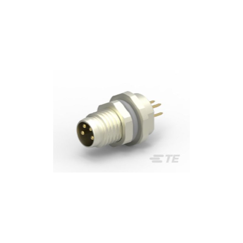 1 pcs - TE Connectivity Circular Connector, 4 Contacts, M8 Connector, Plug, Male