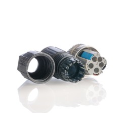 1 pcs - Phoenix Contact Circular Connector, 4 Contacts, Cable Mount, M12 Connector, Socket, Male, IP65, IP67, SACC Series