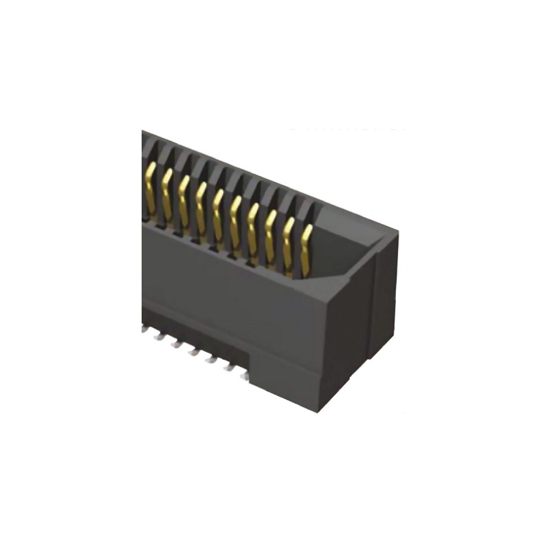 1 pcs - Samtec ERF8 Series Straight Surface Mount PCB Socket, 100-Contact, 2-Row, 0.8mm Pitch, Solder Termination