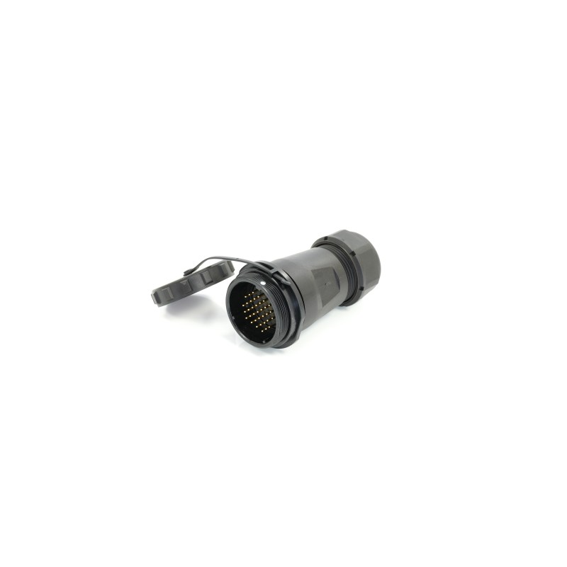 1 pcs - RS PRO Circular Connector, 35 Contacts, Cable Mount, 29 mm Connector, Plug, Male, IP68