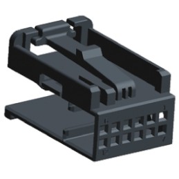 10 pcs - TE Connectivity Infotainment Series (Fibre Optics) Automotive Connector Backshell Cable Clamp, 1-1355524-3