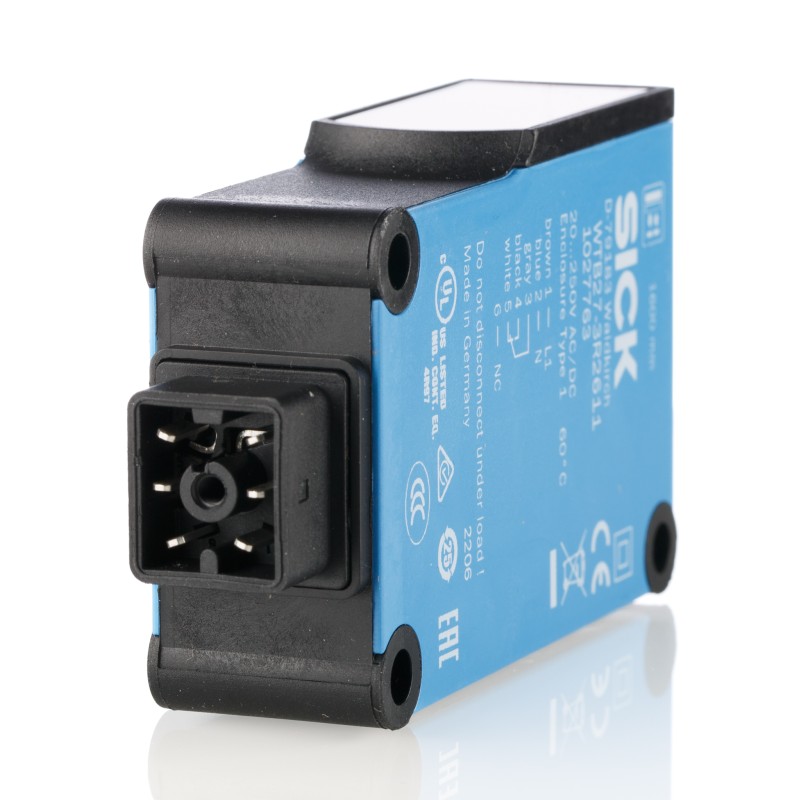 1 pcs - Sick Diffuse Photoelectric Sensor, Block Sensor, 30 mm - 1.6 m Detection Range