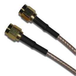 1 pcs - Amphenol RF SMA Series Male SMA to Male SMA Coaxial Cable, 610mm, RG316 Coaxial, Terminated