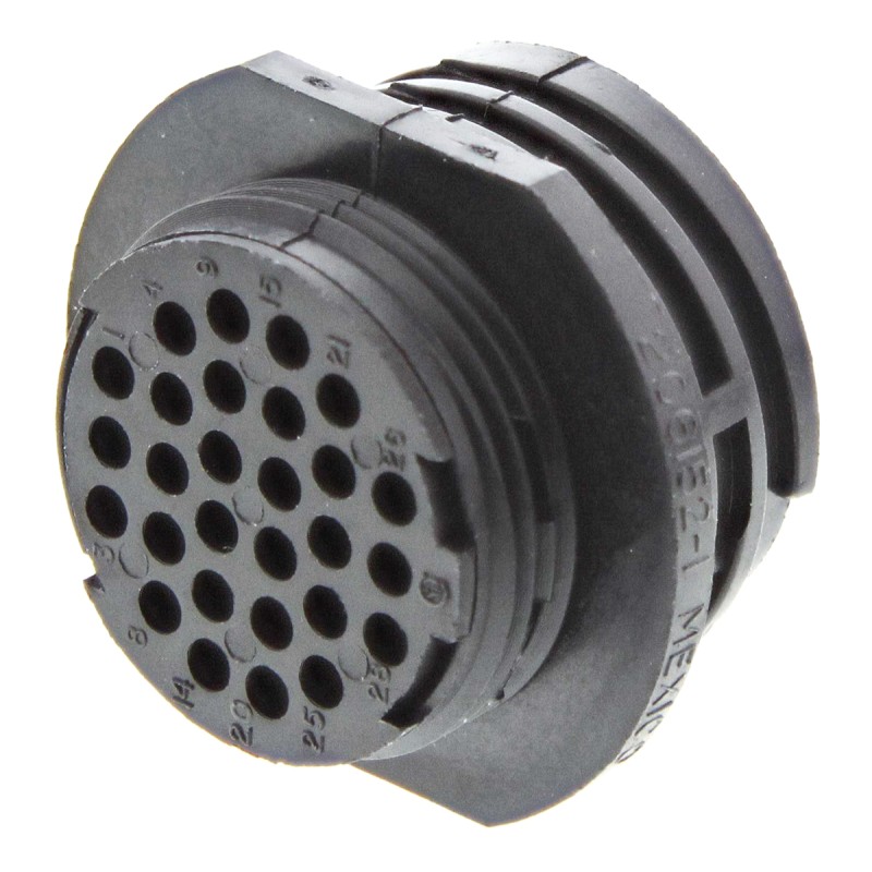 1 pcs - TE Connectivity Circular Connector, 28 Contacts, Cable Mount, Socket, Male, CPC Series 2 Series